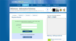 Desktop Screenshot of mobiltelo.hu