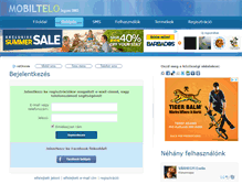 Tablet Screenshot of mobiltelo.hu